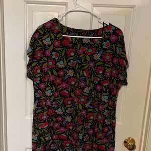 Gudrun Sjoden Floral Short Sleeve Dress size XL